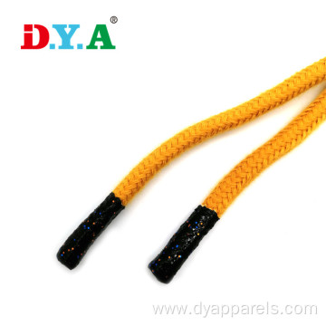 5mm Silicone Tip Color Cotton Braided Rope